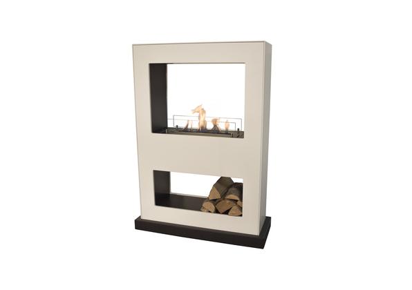 Xaralyn room divider fireplace