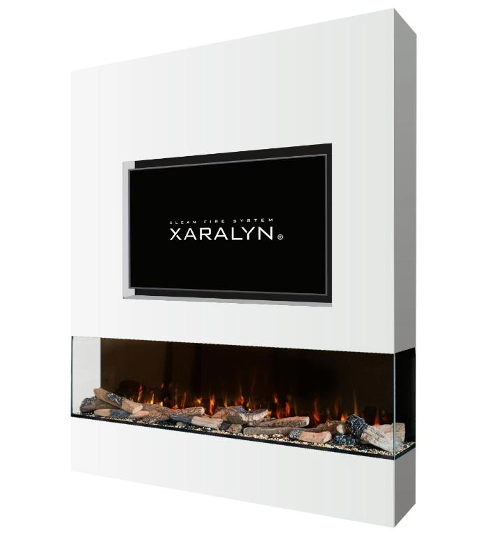 Cinewall met Fogo Forest elektrische haard