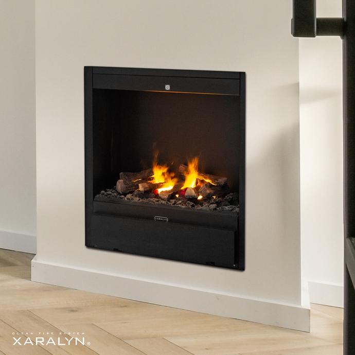 Water vapor fireplace with heating - Xaralyn Albany