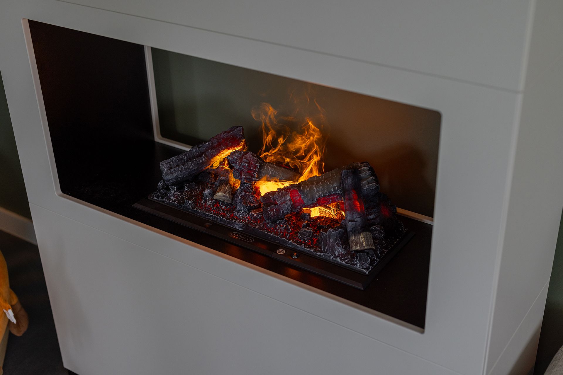 Water vapor fireplace