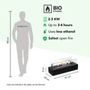 Bio-ethanol brander M specificaties