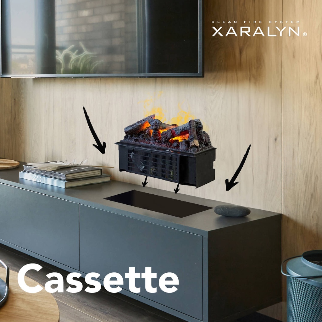Opti-Myst Cassette 400 elektrische inbouwhaard