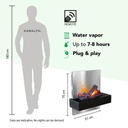 Quero elektrische wandhaard