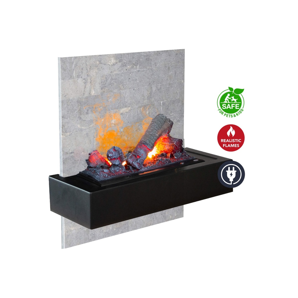 Quero wandhaard elektrisch of bio-ethanol
