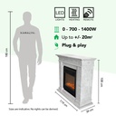 Kos elektrische haard schaal