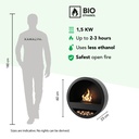 Orbit bio-ethanol wandhaard