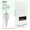 Ambiance bio-ethanol haard schaal