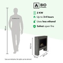 Bolea bio-ethanol haard specificaties