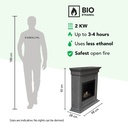 Flex bio-ethanol haard specificaties