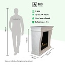 Kreta bio-ethanol haard schaal