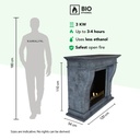 Kreta bio-ethanol haard schaal