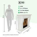 Kreta bio-ethanol haard schaal