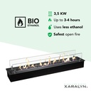 Bio-ethanol brander XL met inbouwprofiel