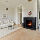 REFURBISHED | Nero natuursteen zwart gepolijste schouw