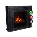 REFURBISHED | Nero natuursteen zwart gepolijste schouw