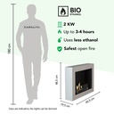 Serra bio-ethanol wandhaard specificaties