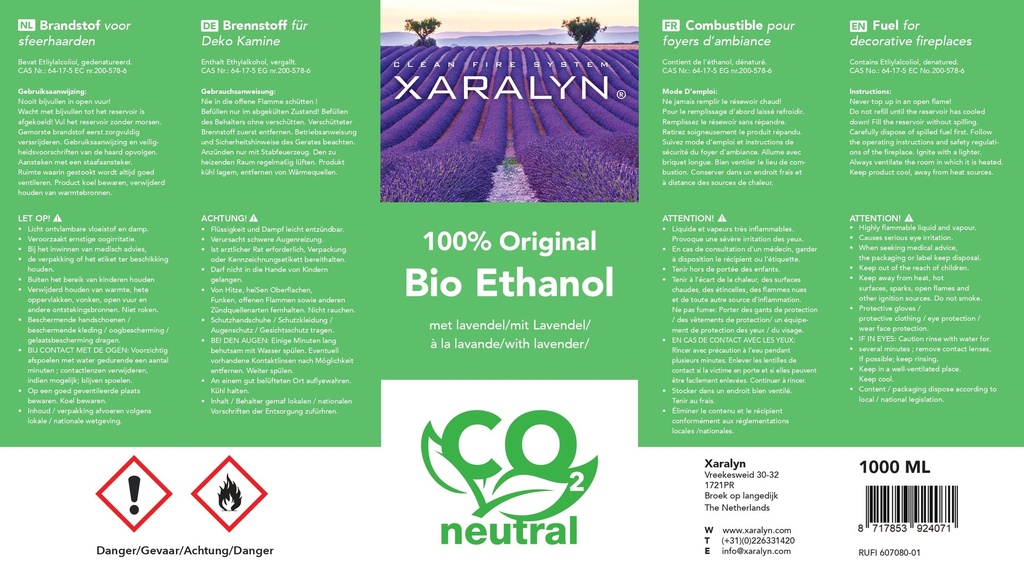 Bioethanol Original-lavender