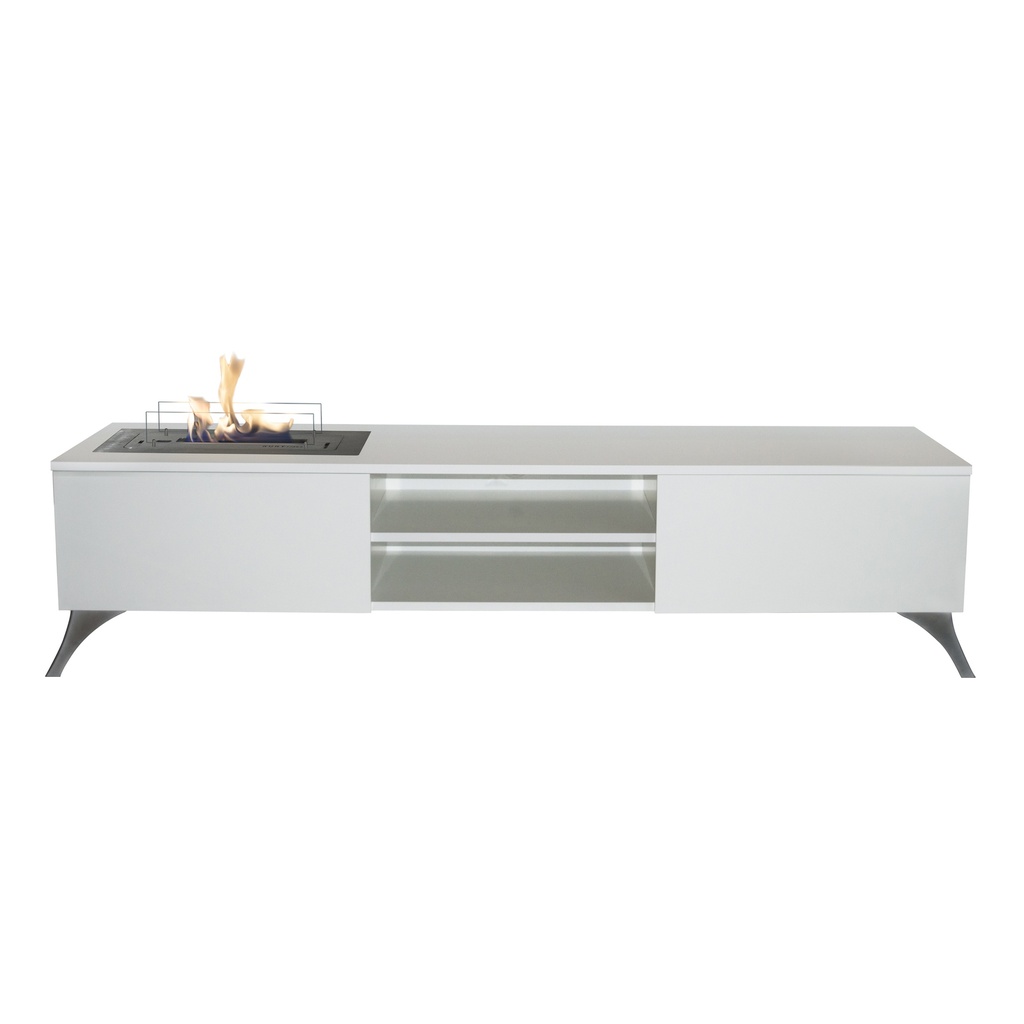 Elin tv-meubel met bio-ethanol haard