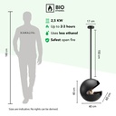 Halo Base hangende bio-ethanol haard