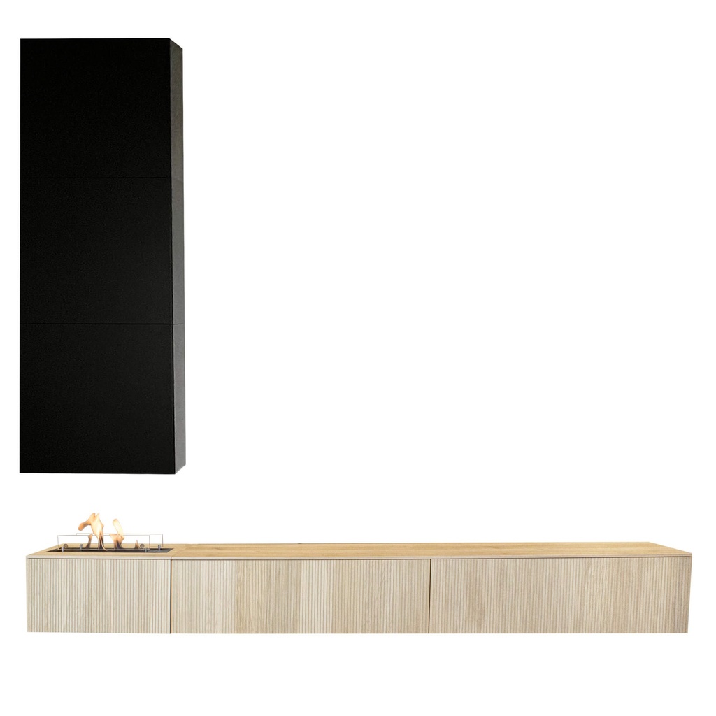 Jörne Full tv-meubel bio-ethanol haard