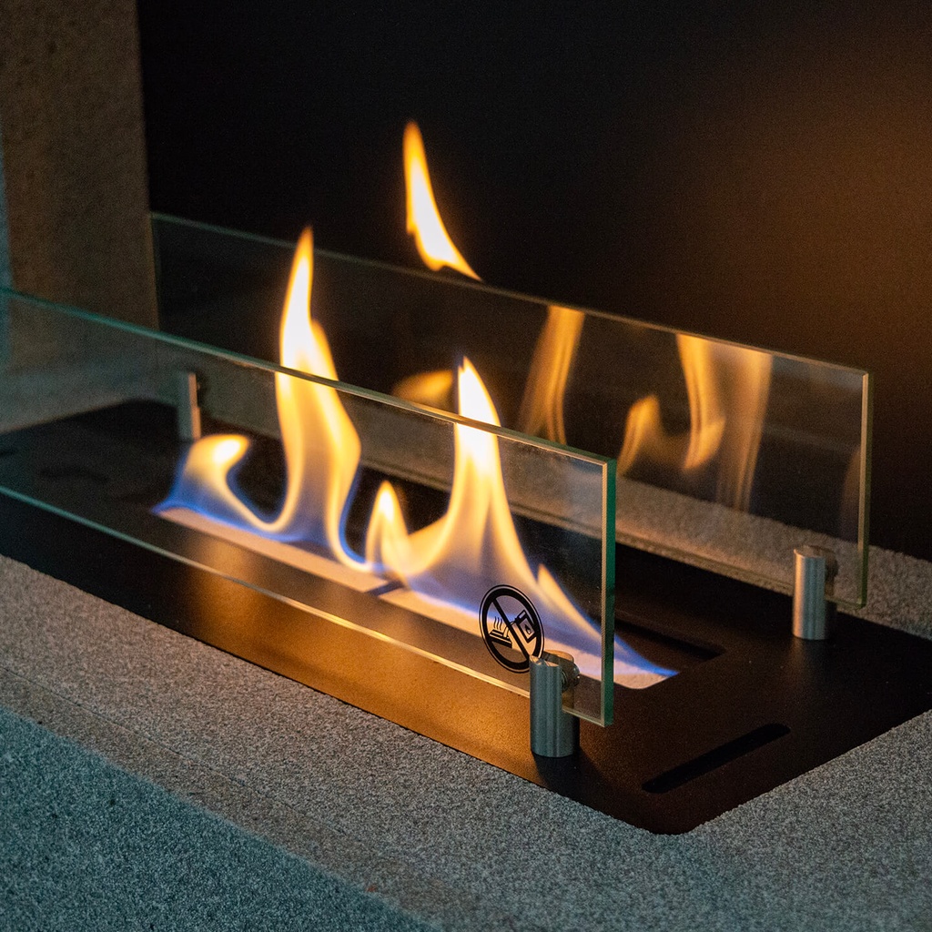 Inbouwunit XL bio-ethanol hoekhaard