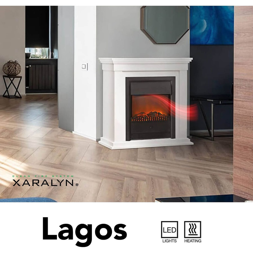 REFURBISHED | Lagos elektrische LED inbouwhaard