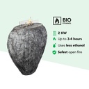 SALE | Shigo zwart + Bio-ethanolhaard