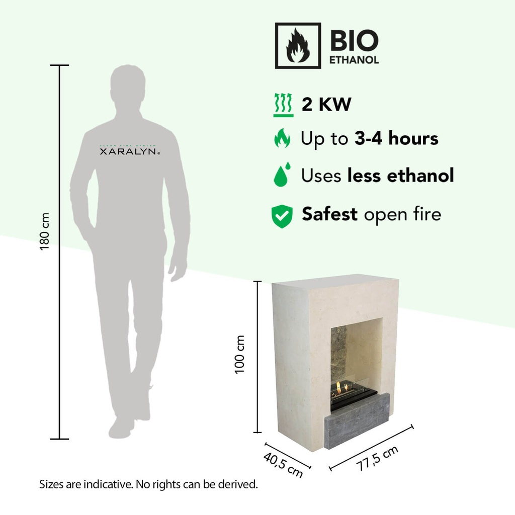 SALE | Todos + Bio-ethanolhaard specificaties
