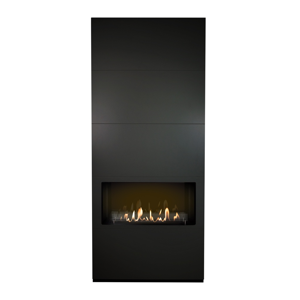 Ambiance cheminée bioéthanol (Noir RAL9005)