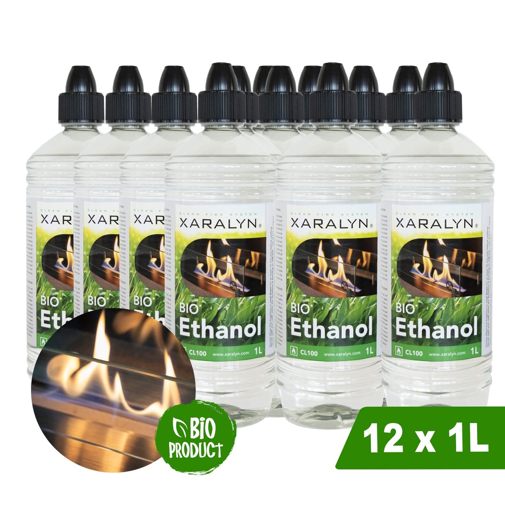 Bio-ethanol CL100 MAX (12 x 1 Liter)
