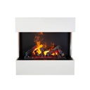 Lucca electric or bio-ethanol wall fireplace