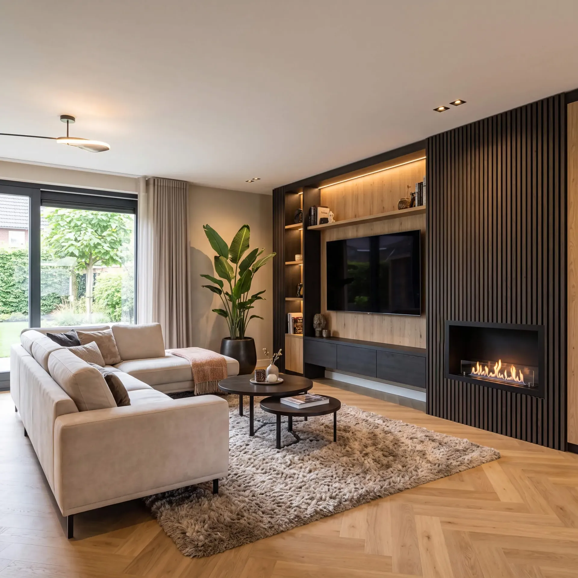 Built-in unit XL FP bioethanol built-in fireplace