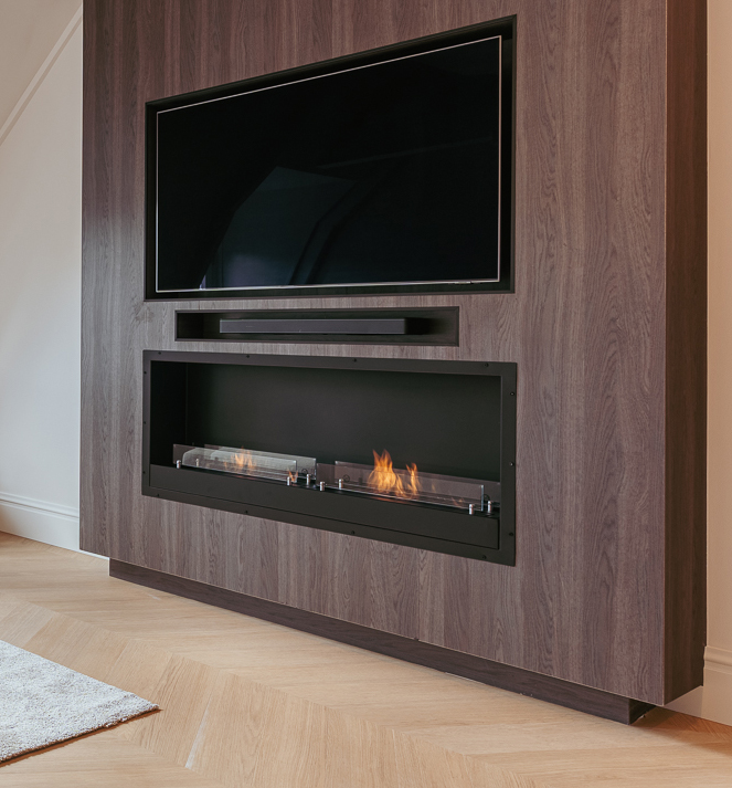 [Inbouwunit XXL + 11814LB] Inbouwunit XXL bio-ethanol inbouwhaard
