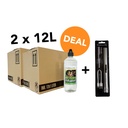 DEAL - Bioethanol CL100 (24X 1 liter) + USB lighter XL