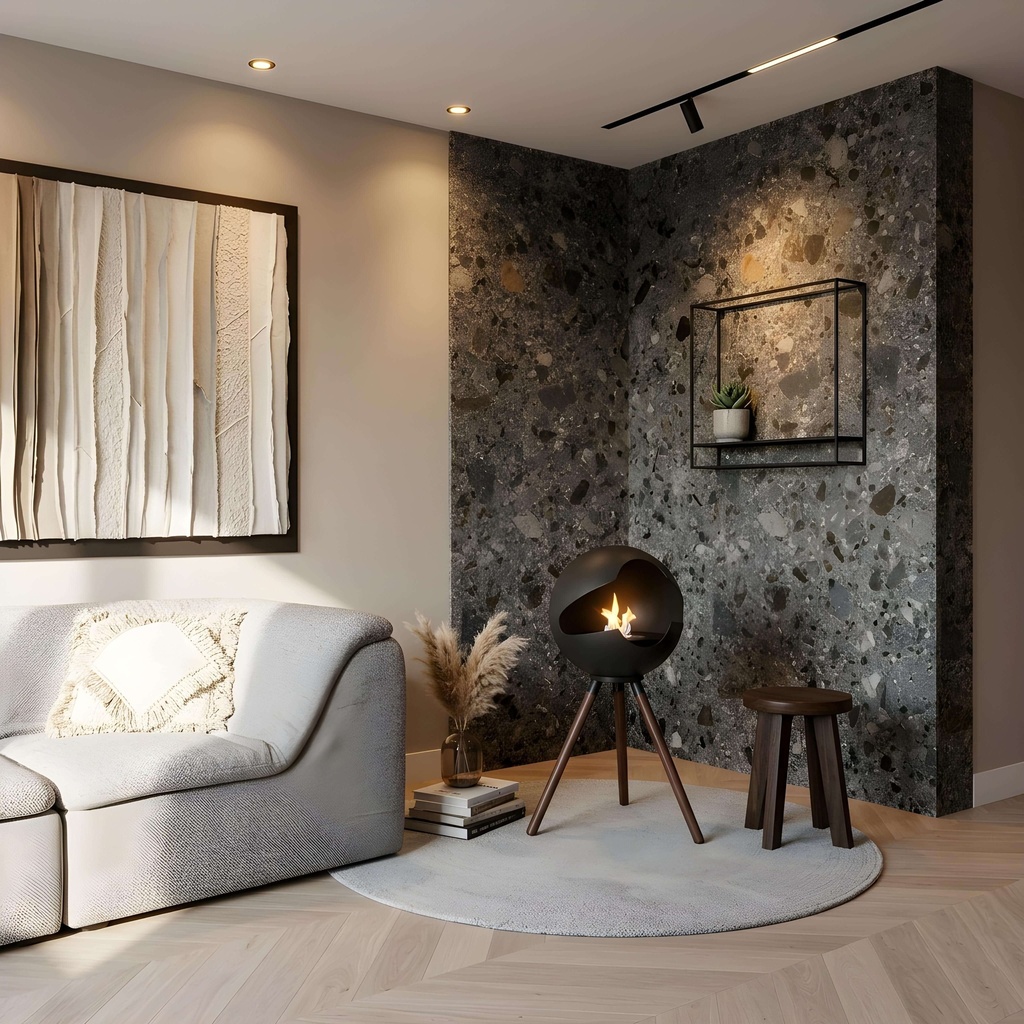 Halo Tripod bioethanol fireplace