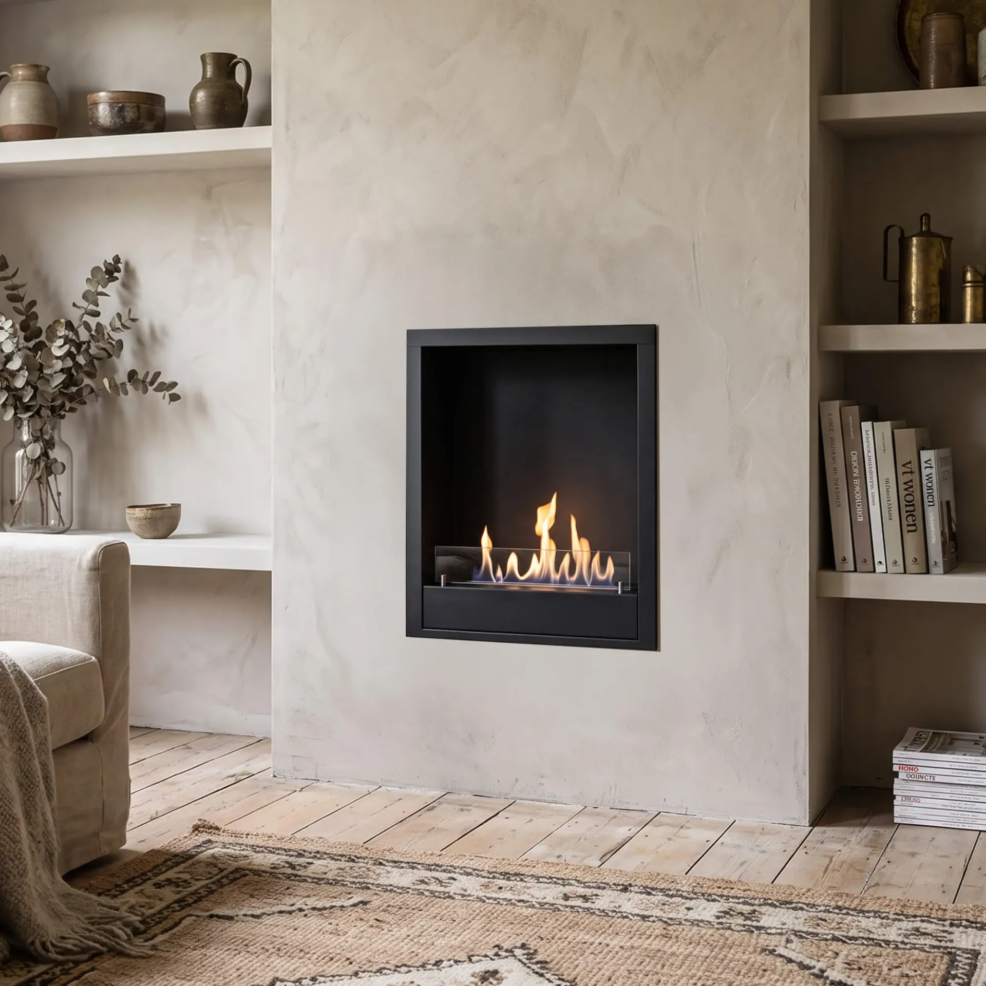 Built-in unit M bioethanol built-in fireplace