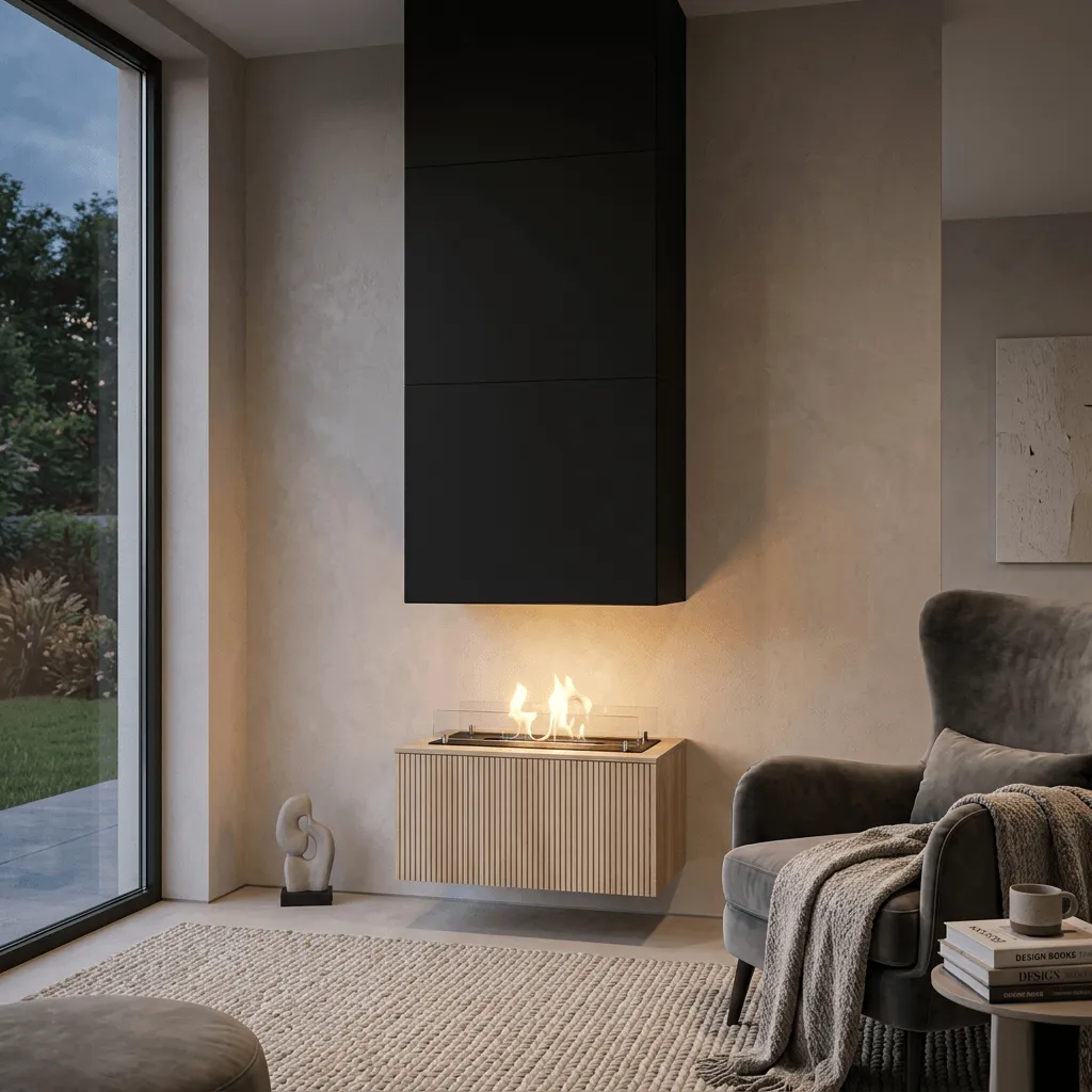 Jörne Compact bioethanol wall fireplace