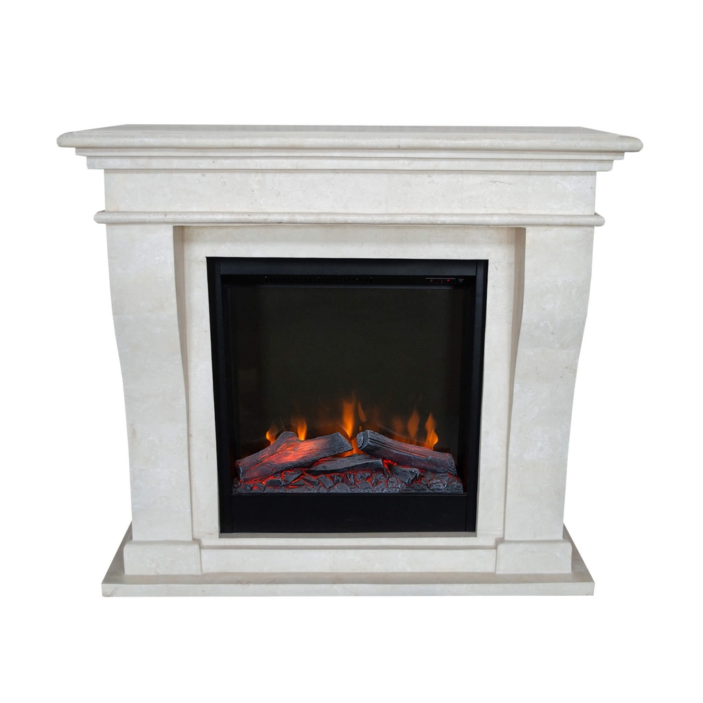 Kreta electric or bio-ethanol fireplace