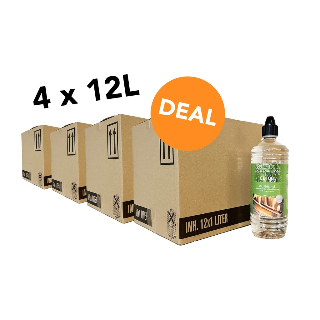 DEAL - Bioethanol CL100 (48 X 1 liter)