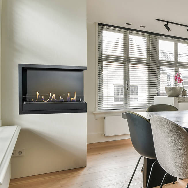 REFURBISHED | Inbouwunit XL bio-ethanol hoekhaard - inbouwhaard