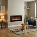 Trivero 130 cinewall built-in fireplace