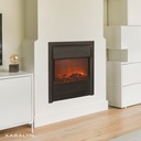 Lagos electric LED built-in fireplace