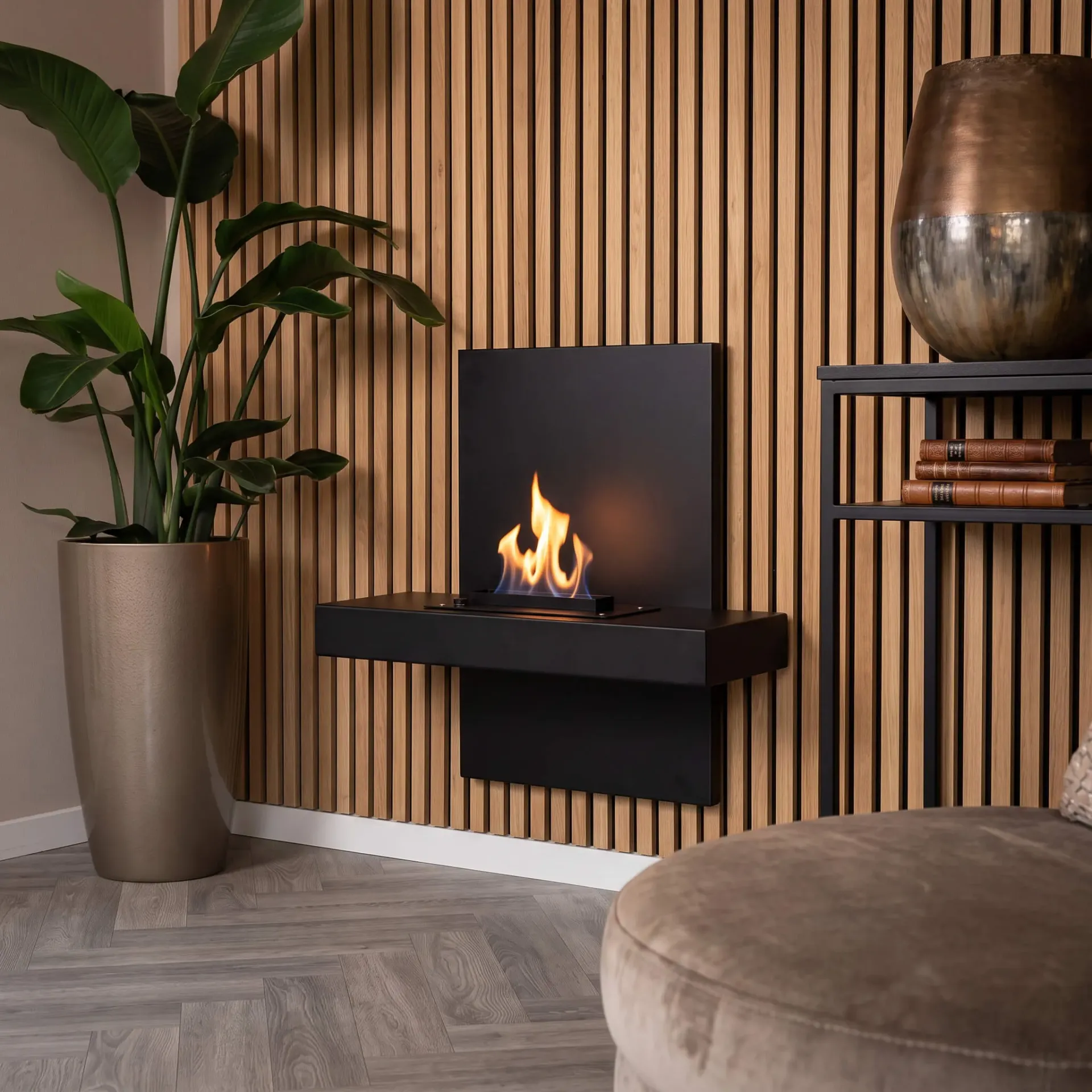 Vela Bioethanol-Wandkamin