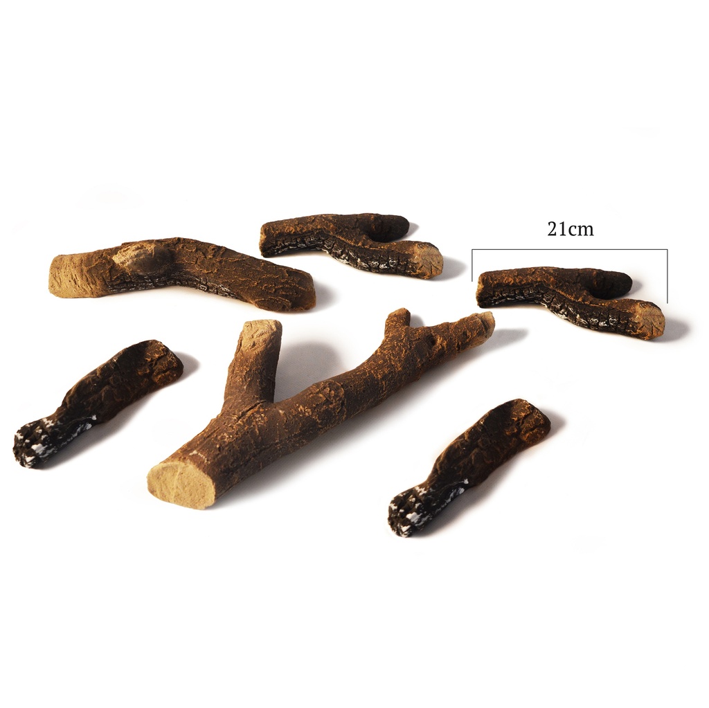 Ceramic log set (6-pcs)