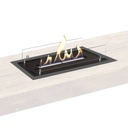 Bioethanol burner L with built-in profile