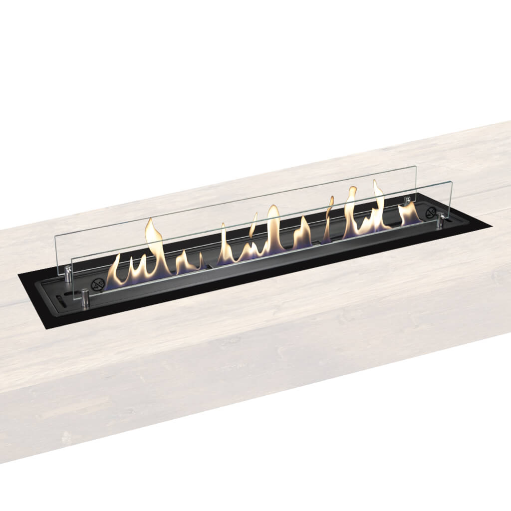 Bioethanol burner XL with built-in profile