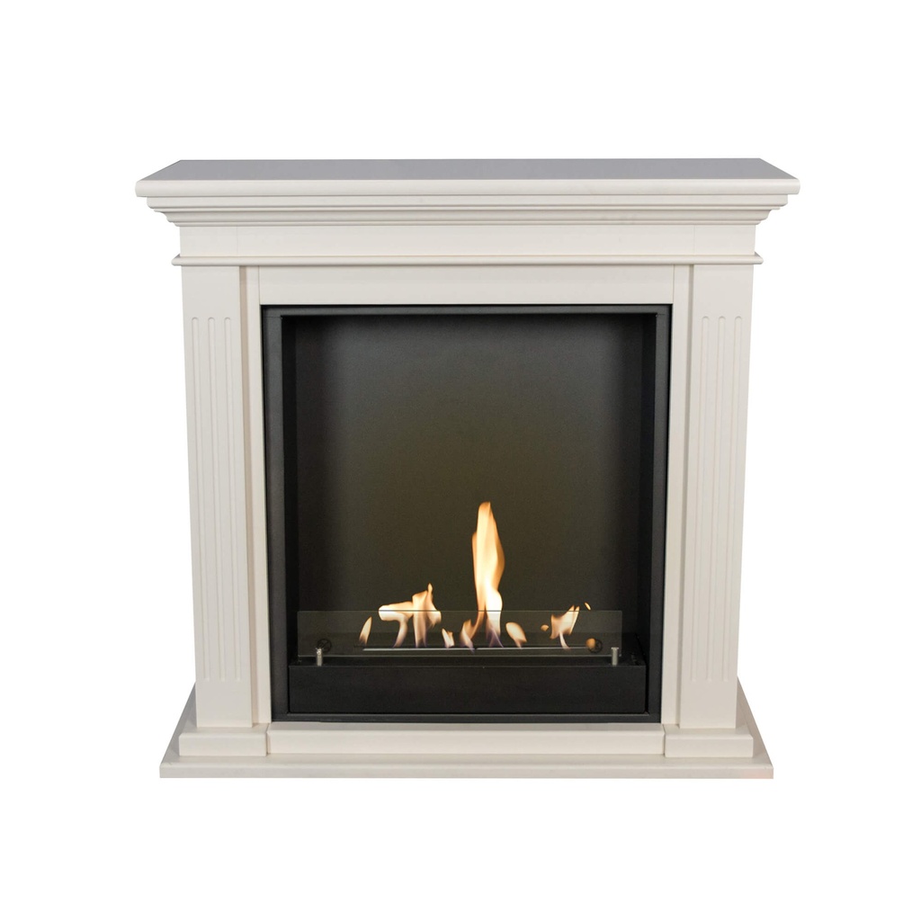 Cadiz bio-ethanol haard (Bio-ethanol, White MDF)