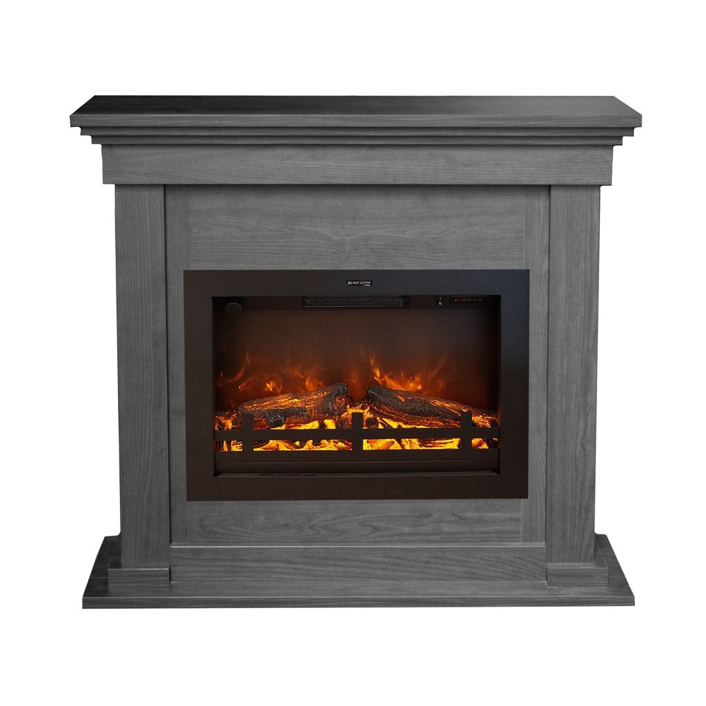 [8717853926747] Flex elektrische haard (Flandria, Black wood look)
