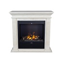 REFURBISHED | Cadiz natural stone white unpolished fireplace