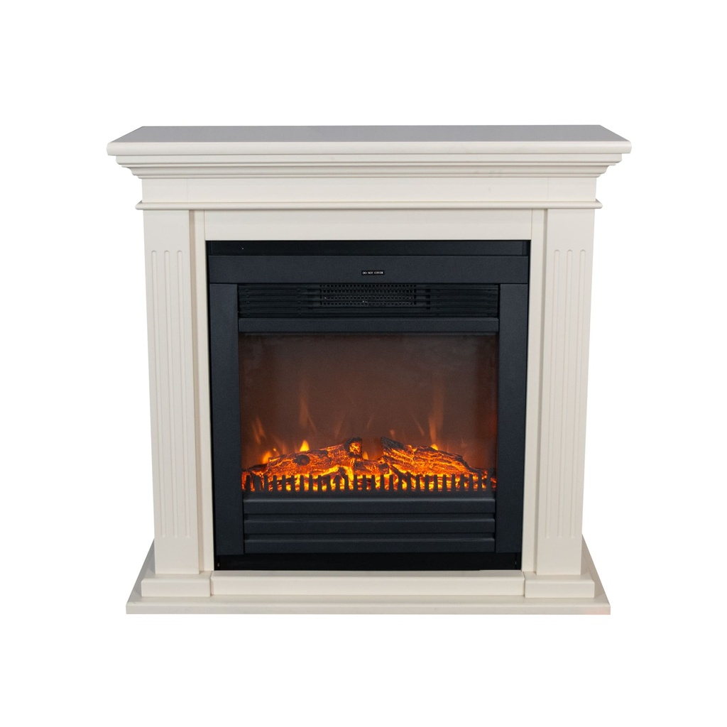 REFURBISHED | Cadiz MDF white fireplace (Lucius)